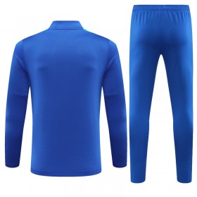 Barcelone Kit Quarter Zip Dark Sweat d'Entraînement Bleue 2023-24